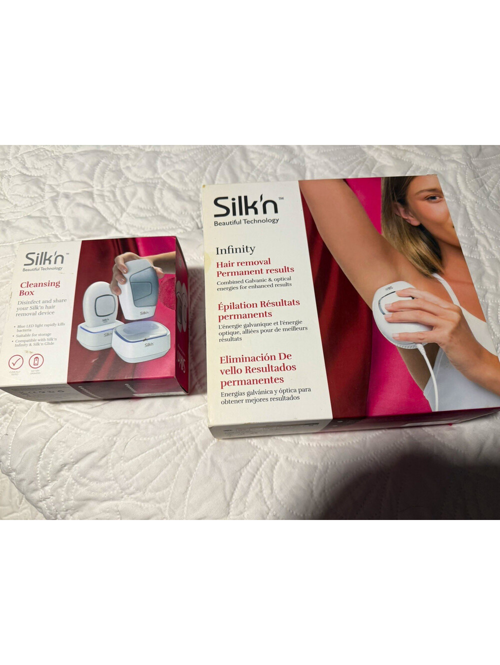 Silk'n Infinity IPL Hair Removal Device, Corded Electric, White